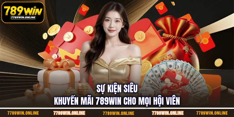 Sự kiện siêu khuyến mãi 789WIN cho mọi hội viên
